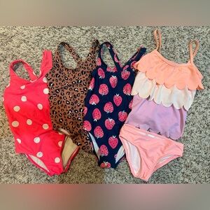 Colorful swimsuits